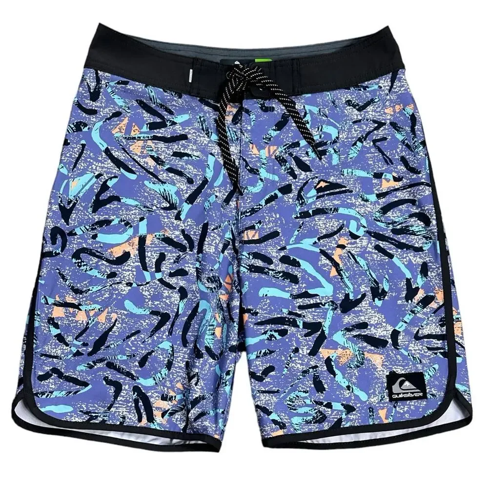 QUIKSILVER Highline Boys Board Shorts 28/14 NWOT